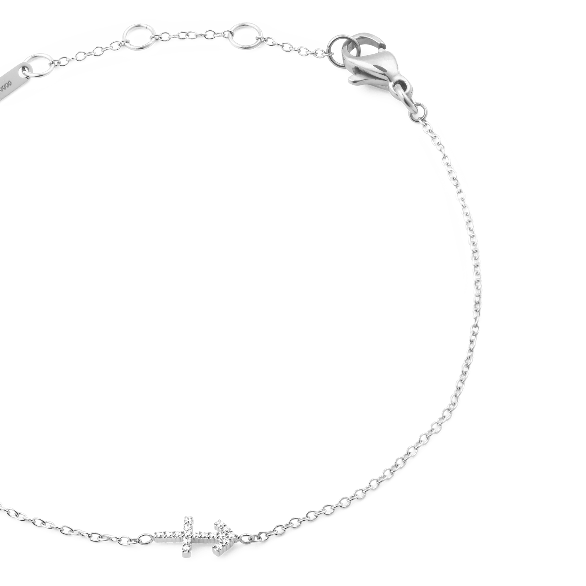 Daniel Wellington Crystal Zodiac Chain Bracelet Silver