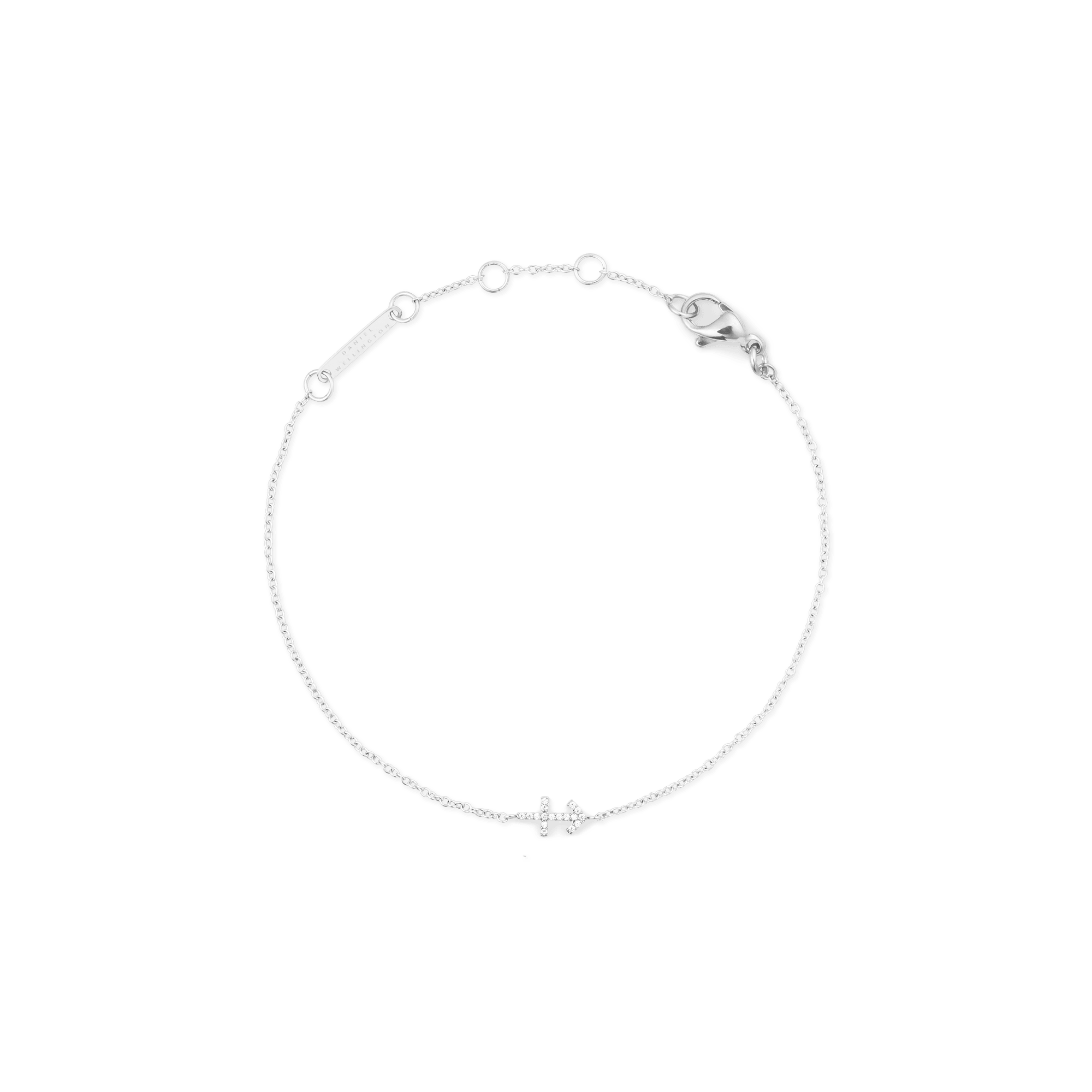 Daniel Wellington Crystal Zodiac Chain Bracelet Silver