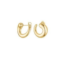 Rosefield Dome Swirl Studs Gold Earrings JEDSG-J1216