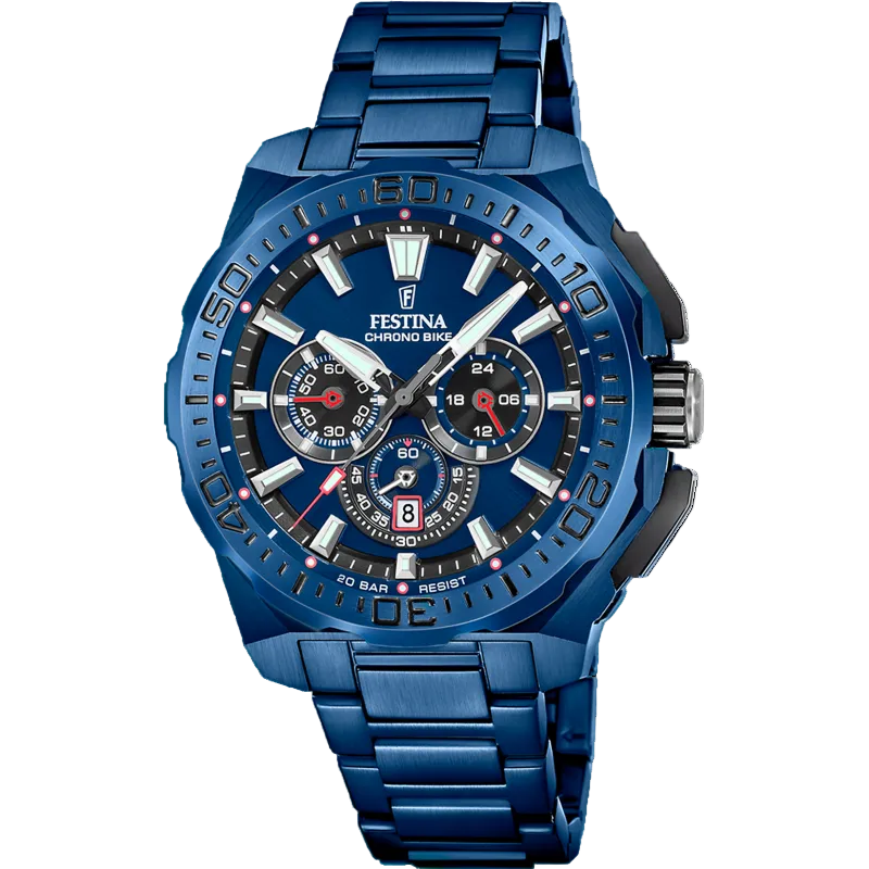 Festina Chrono Bike Special Edition Blue Stainless Steel Men's Watch F20729/1