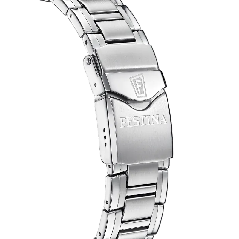 Festina Swiss Made White Dial Stainless Steel Men's Watch F20042/1