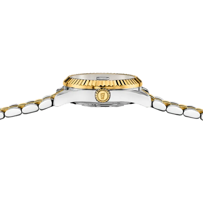 Festina Swiss Made Classic Gold Dial Two Tone Stainless Steel Women’s Watch F20088/2
