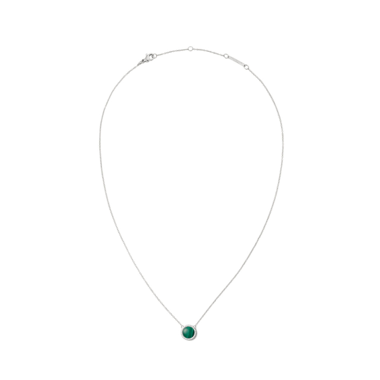 Daniel Wellington Audrey Malachite Silver Necklace DW00401455