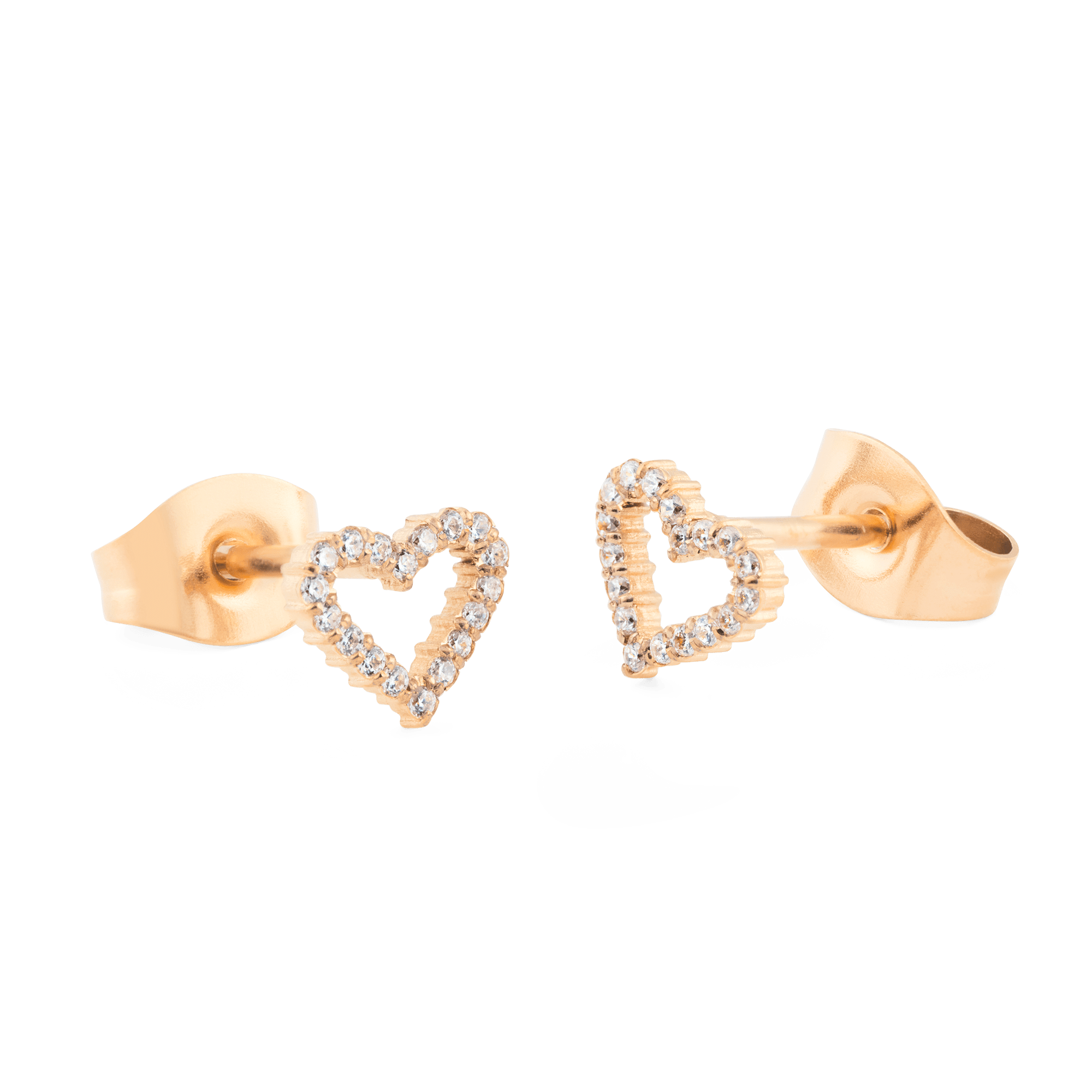 Daniel Wellington Mirelle Heart Earring Rose Gold