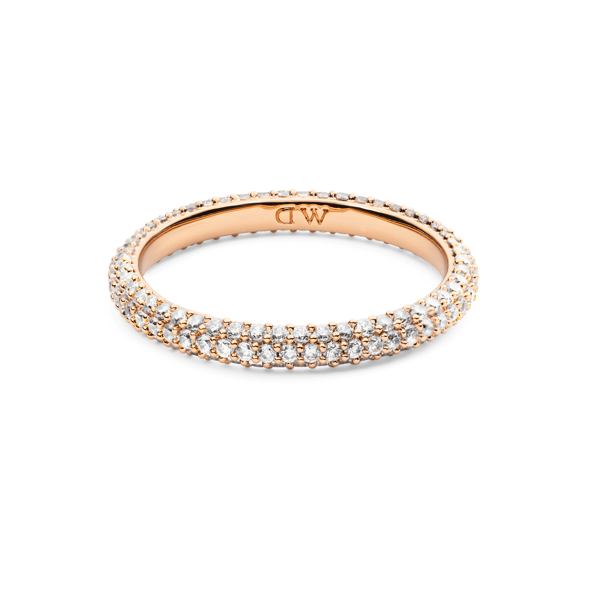 Daniel Wellington Pave Ring Rose Gold 3 mm