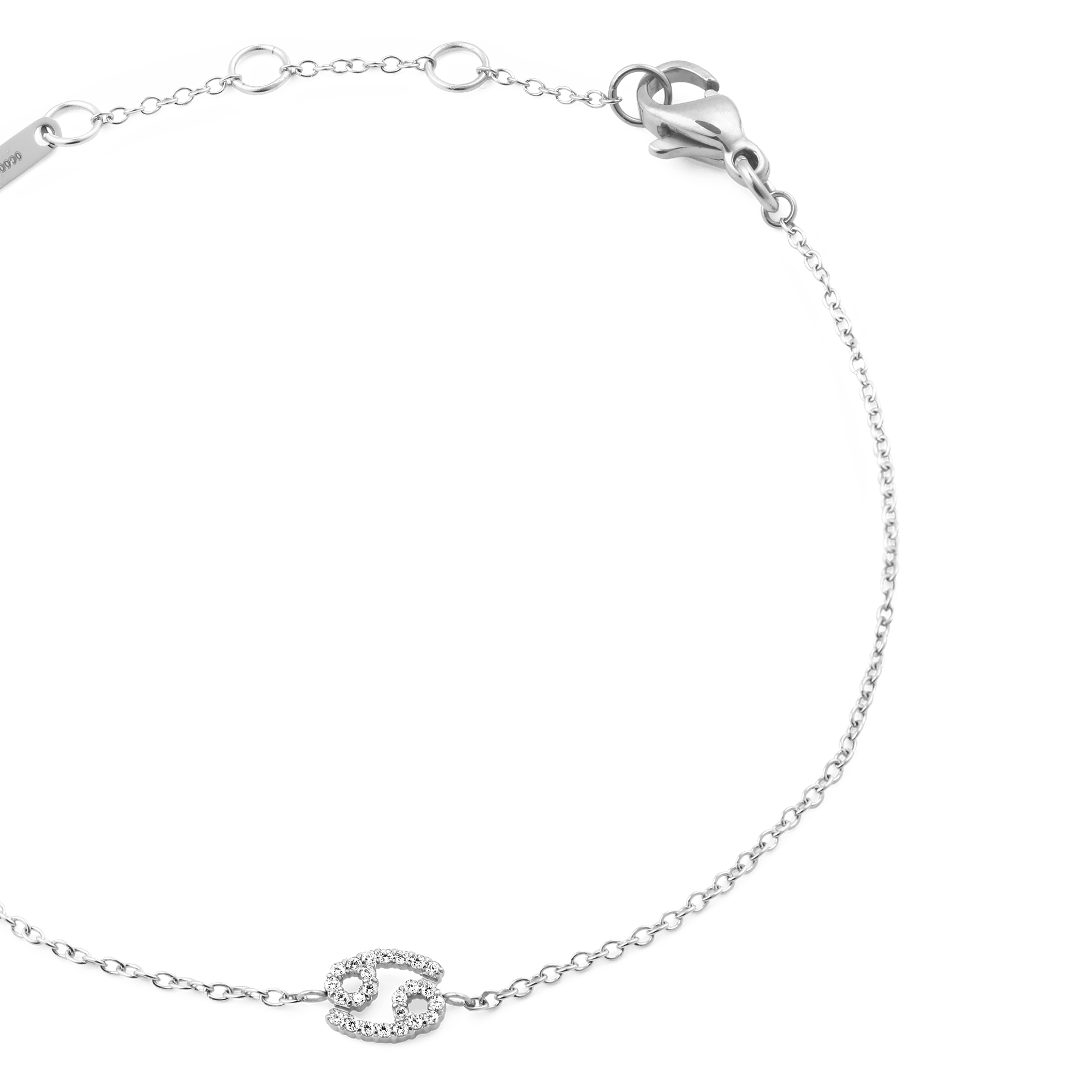 Daniel Wellington Crystal Zodiac Chain Bracelet Silver