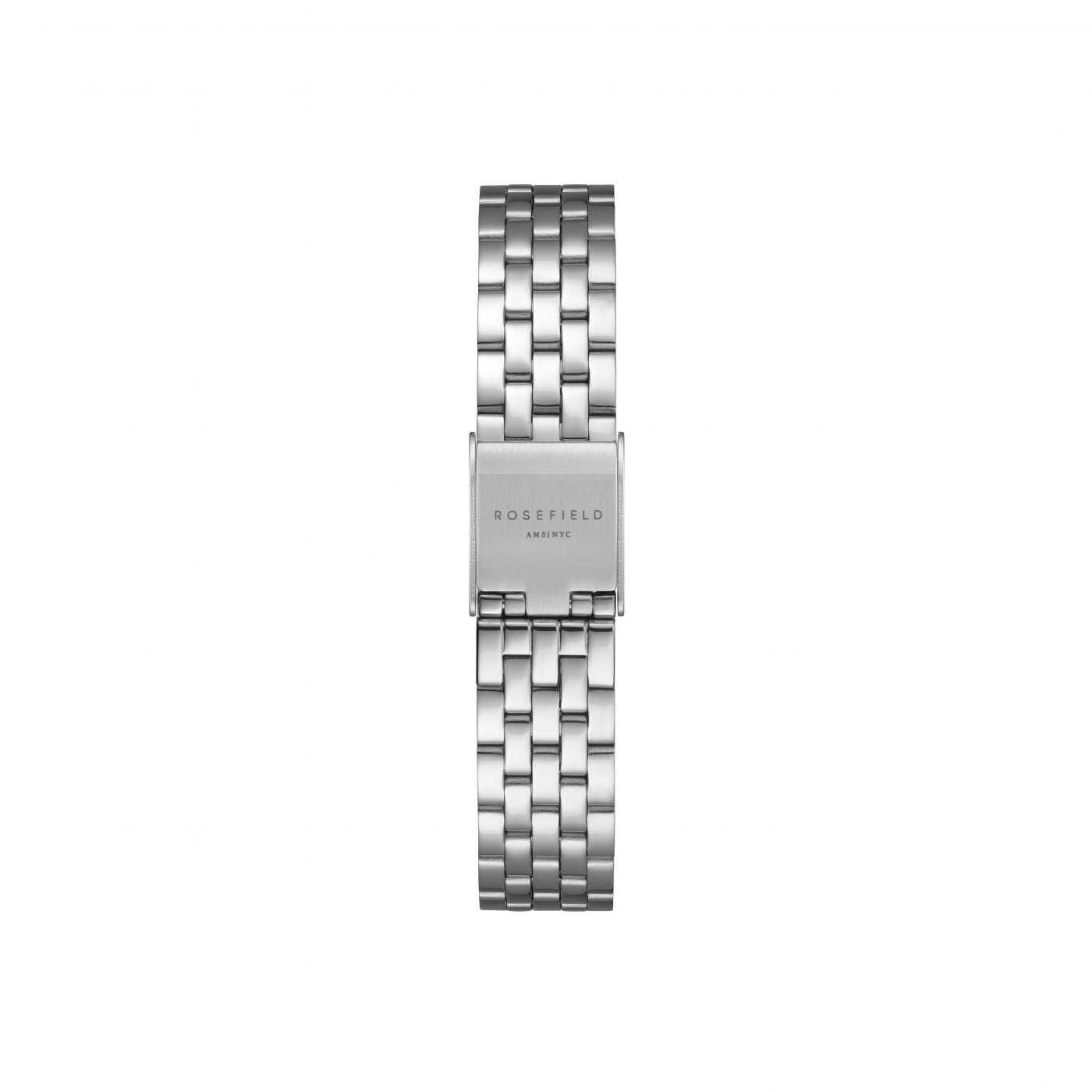 Rosefield Boxelle White Dial Stainless Steel Watch BWSSS-B02