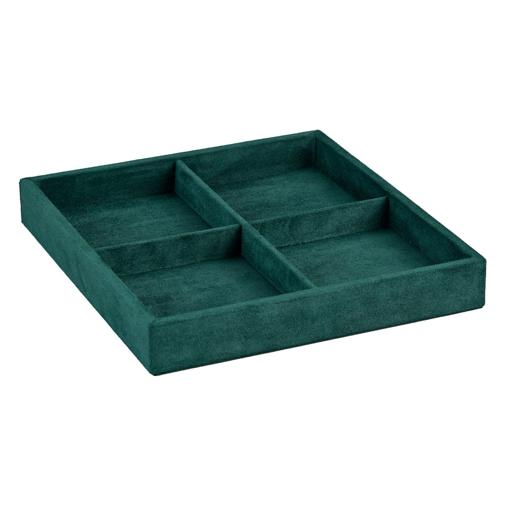 Wolf The Den 8 Piece Watch Winder Safe Green 430841 four-compartment jewellery insert