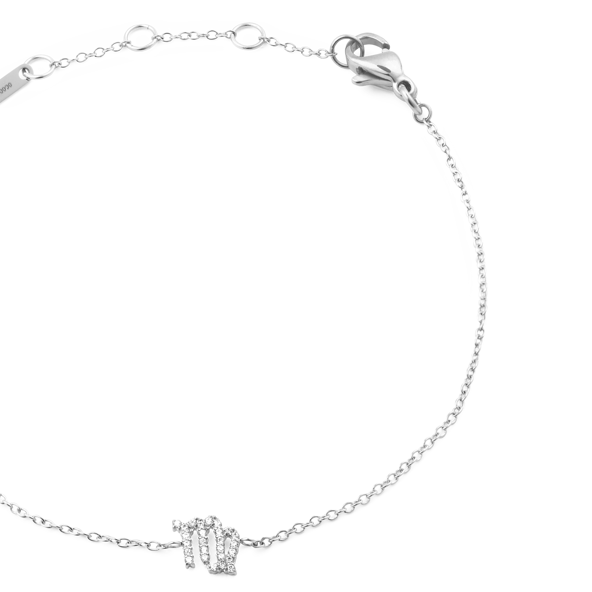 Daniel Wellington Crystal Zodiac Chain Bracelet Silver
