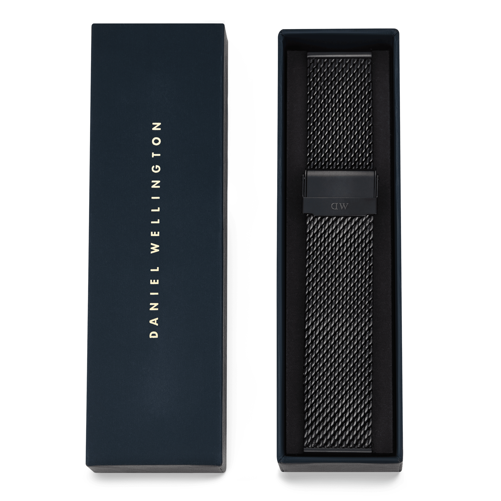 Daniel Wellington Onyx Mesh Strap