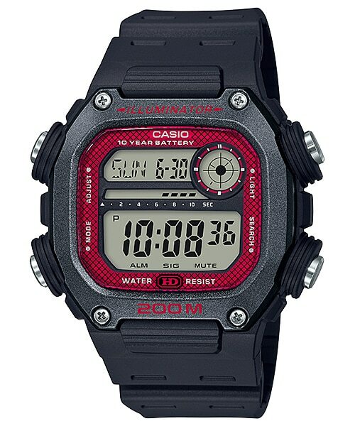 Casio watch multiple alarms best sale