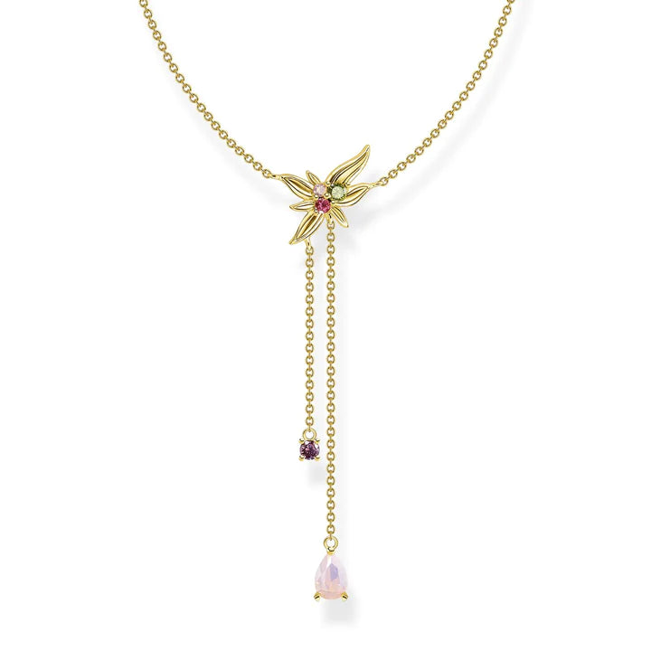 Thomas Sabo Flower Gold Necklace