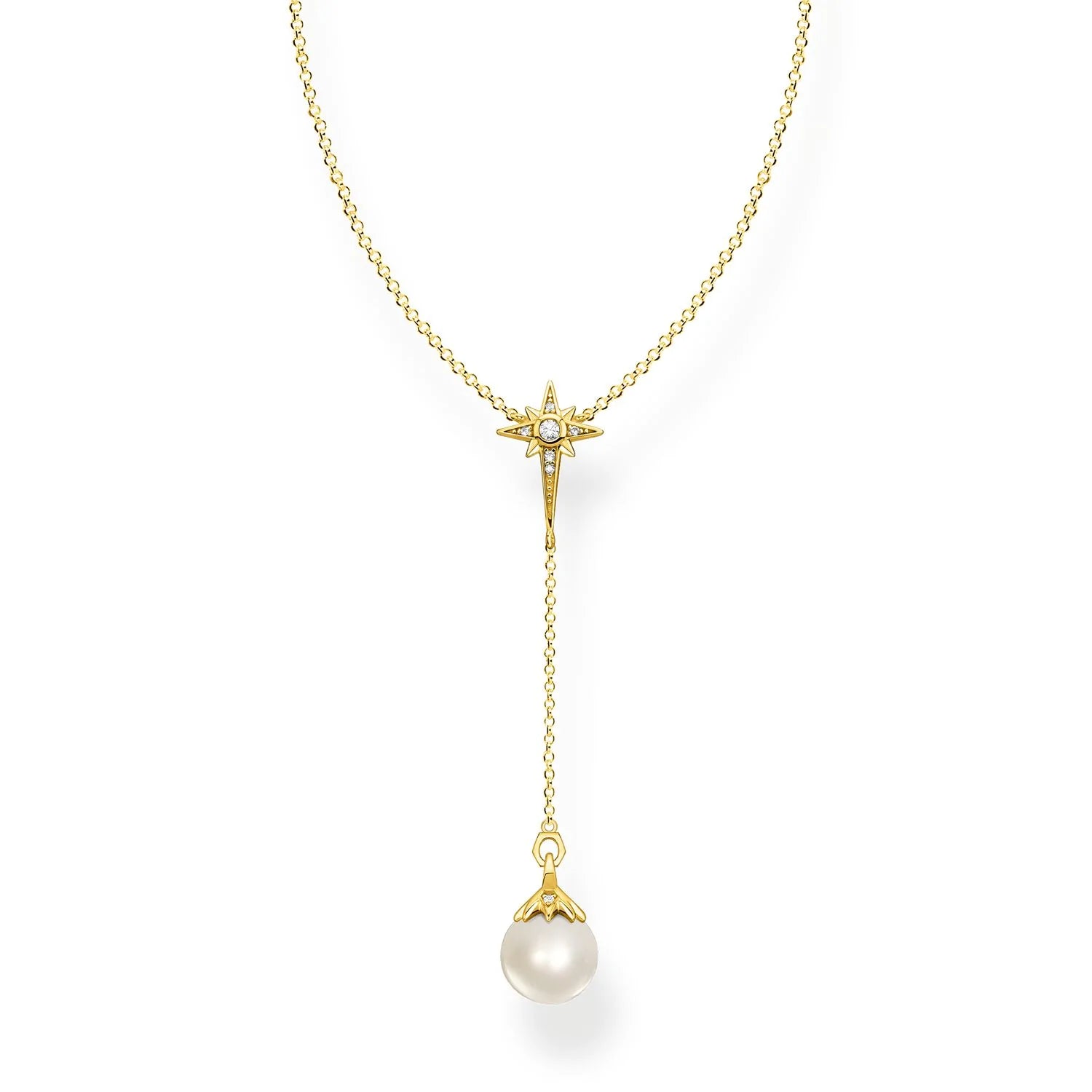 Thomas Sabo Pearl Star Necklace TKE1986Y