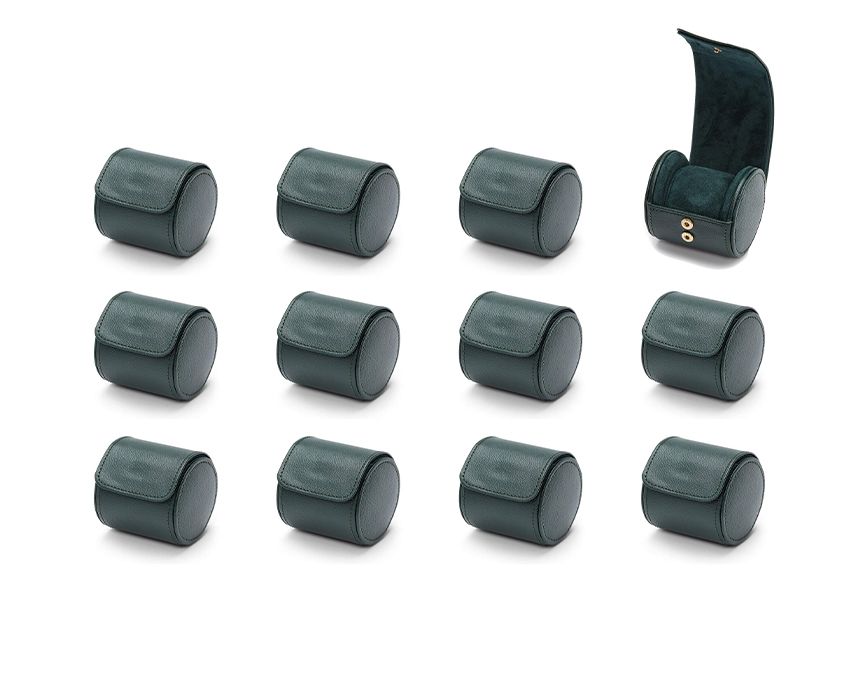 Wolf British Racing Green Single Watch Roll - 12 Pack 529081
