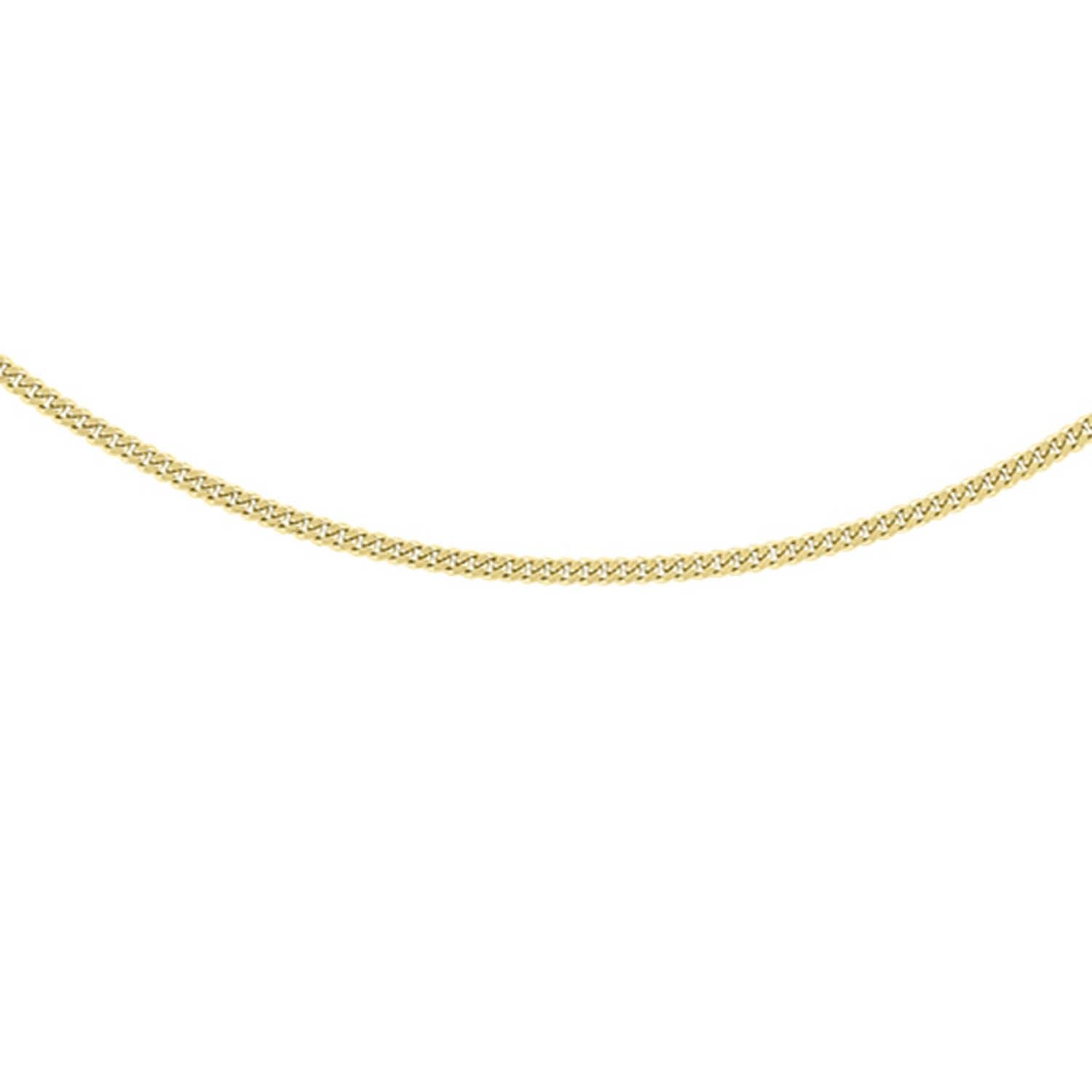 9K Yellow Gold Solid Adjustable Heart Chain 56cm