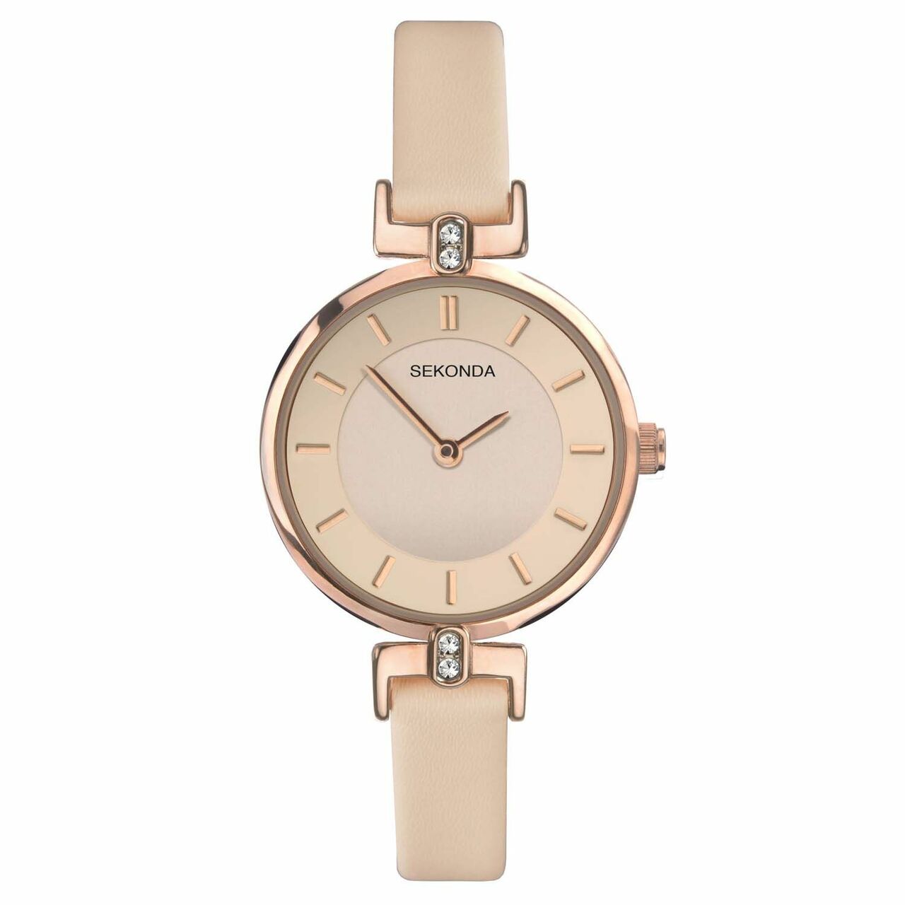 Sekonda Rose Gold Case Rose Dial Womens Watch