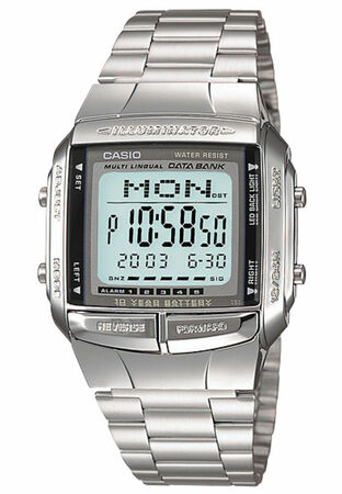Casio Data Bank Illuminator Dual Time Alarm Digital Db360-1A D B360-1A Mens Watch