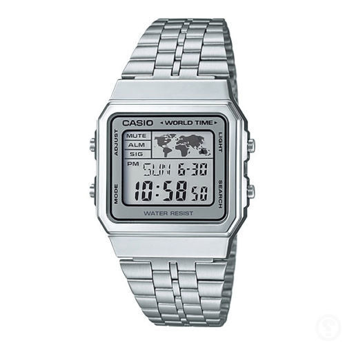 Casio Alarm World Time Digital A500Wa-7Df Mens Watch
