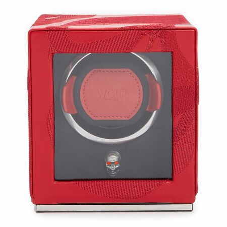 Wolf Memento Mori Cub Watch Winder Red 493172