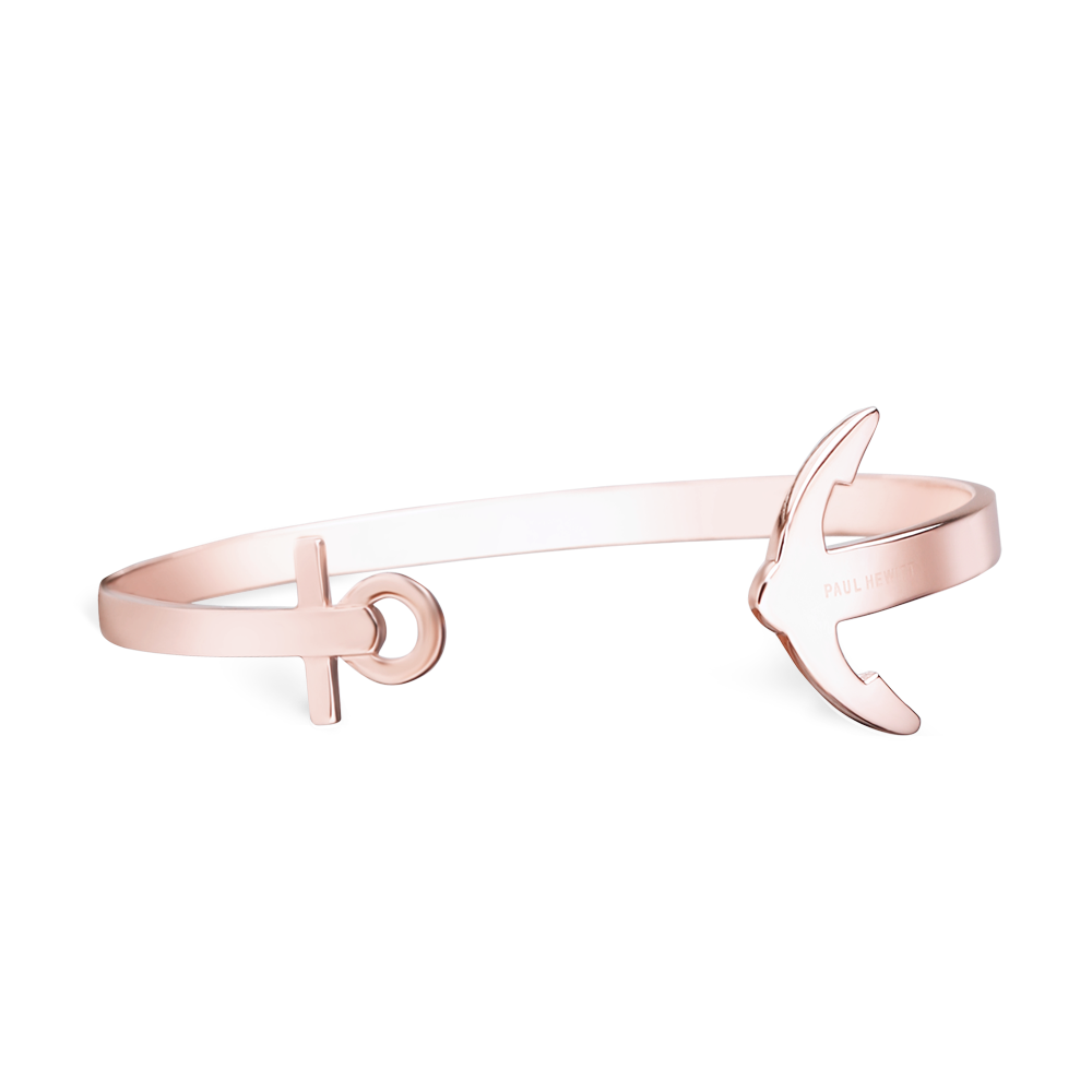 Paul Hewitt Ancuff Rose Gold Bracelet - M