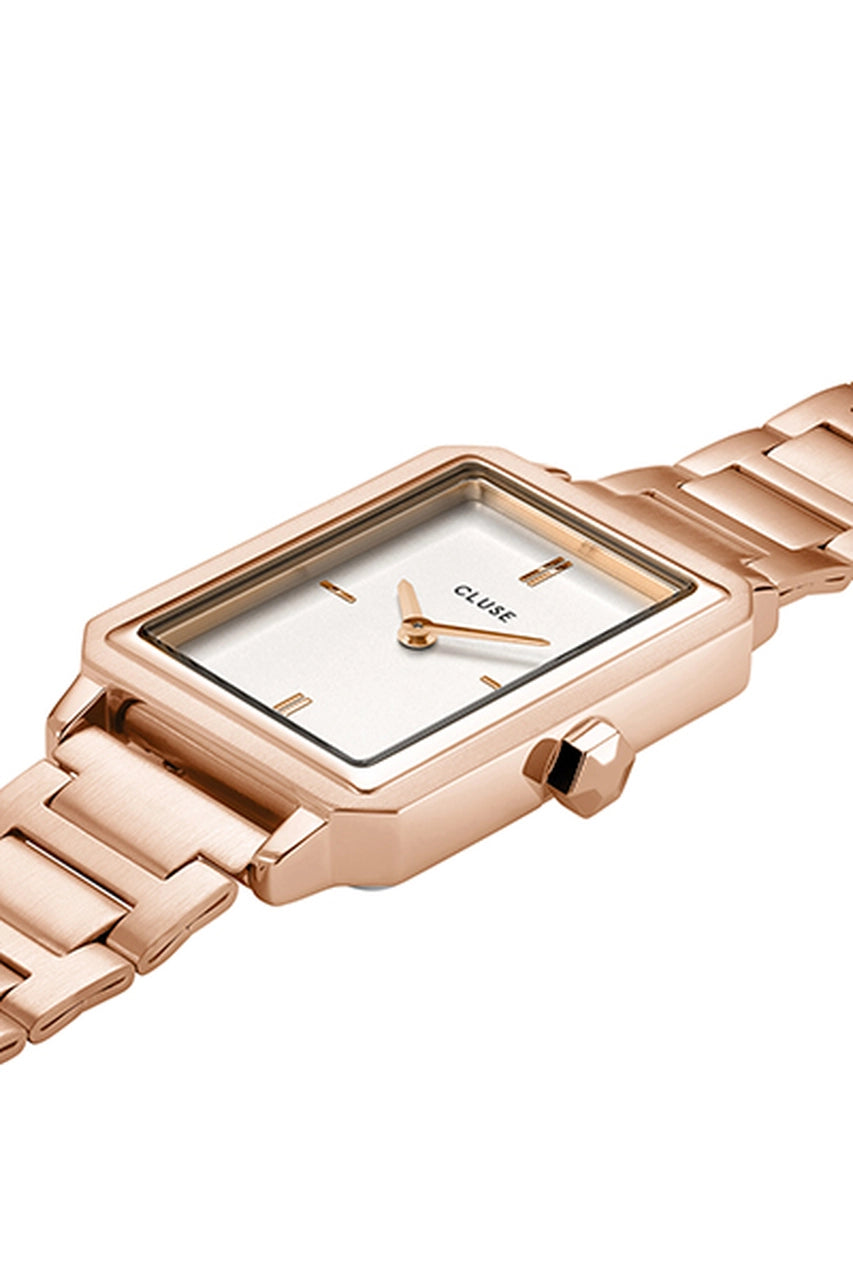 Cluse Fluette White/Rose Gold Link CW11503