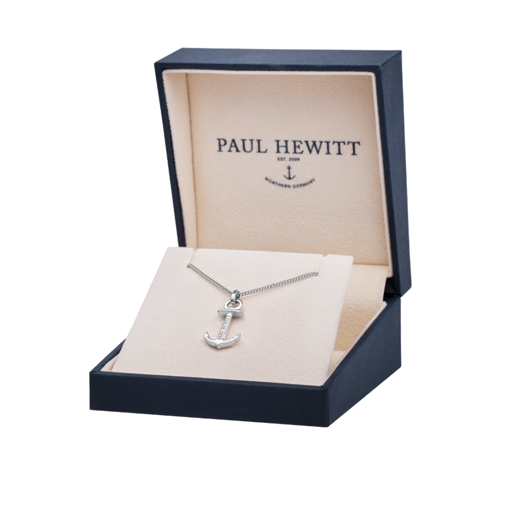 Paul Hewitt Anchor Spirit Silver Necklace