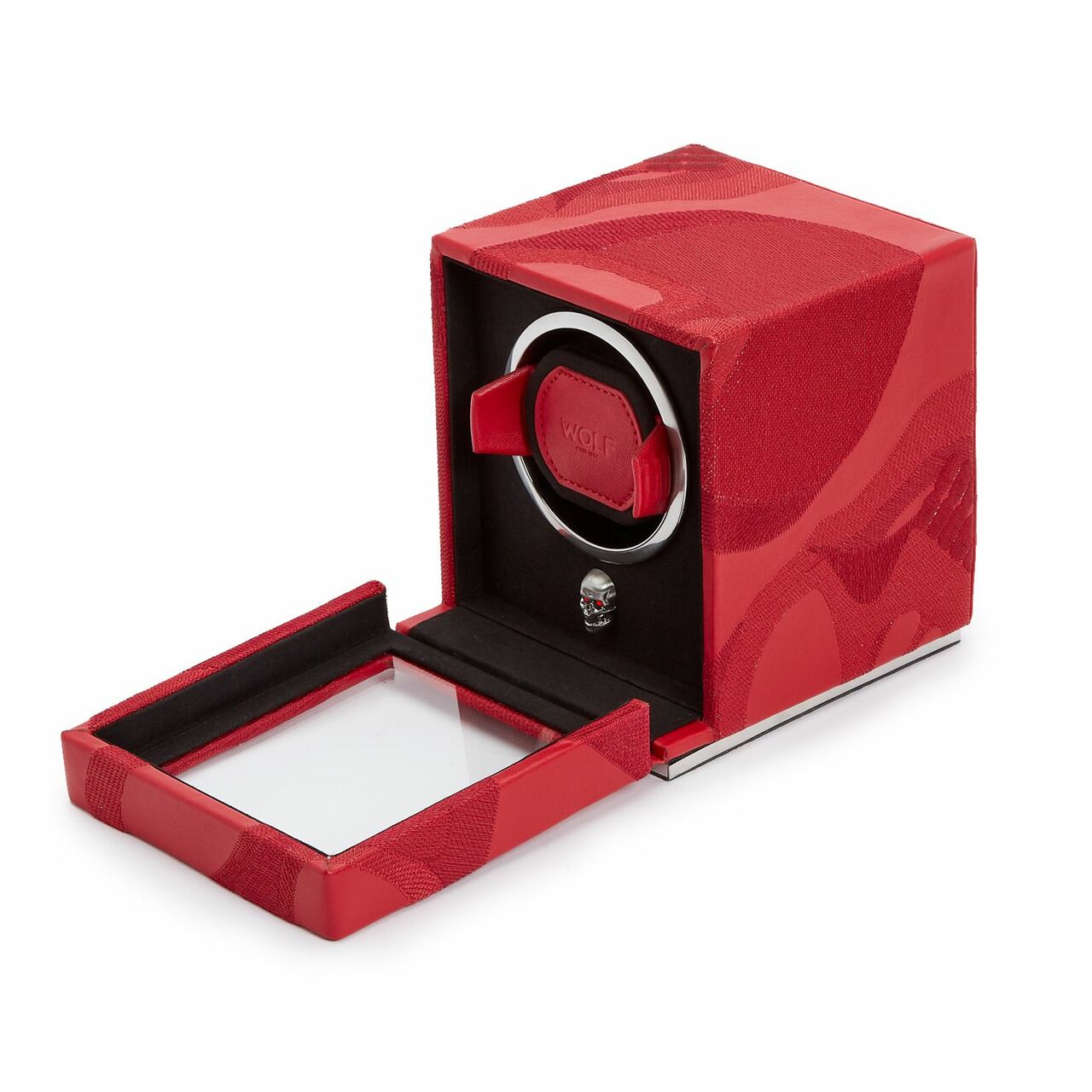 Wolf Memento Mori Cub Watch Winder Red 493172