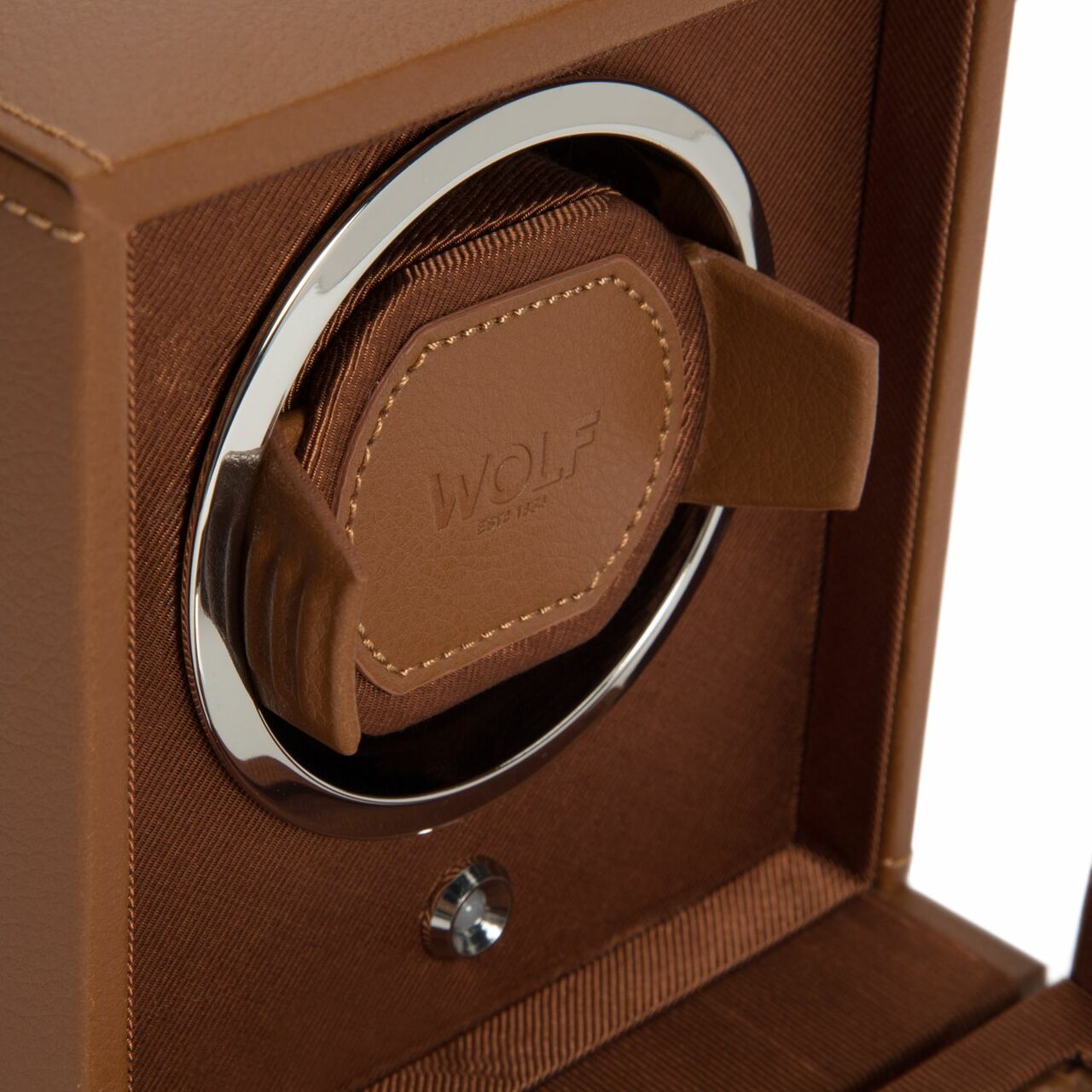 Wolf Cub Precision Watch Winder with Protective Cover