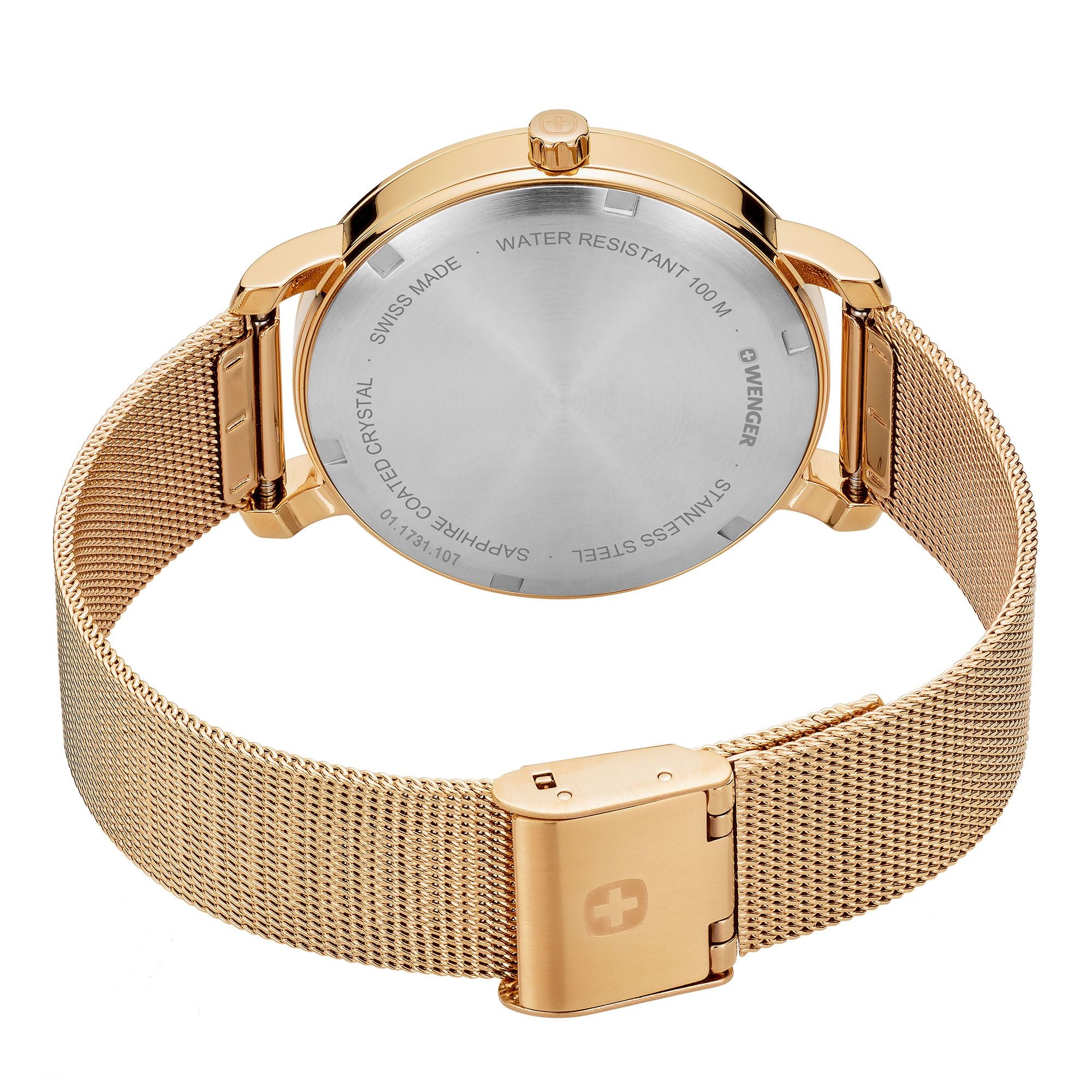 Wenger Metropolitan Donnissima Silver Dial Stainless Steel Watch 01.1731.107