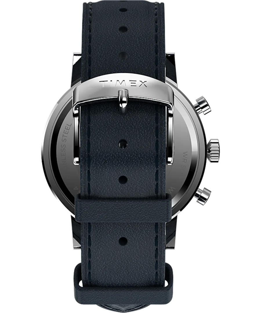 Timex Midtown Chronograph 40mm Leather Strap Watch TW2V36800