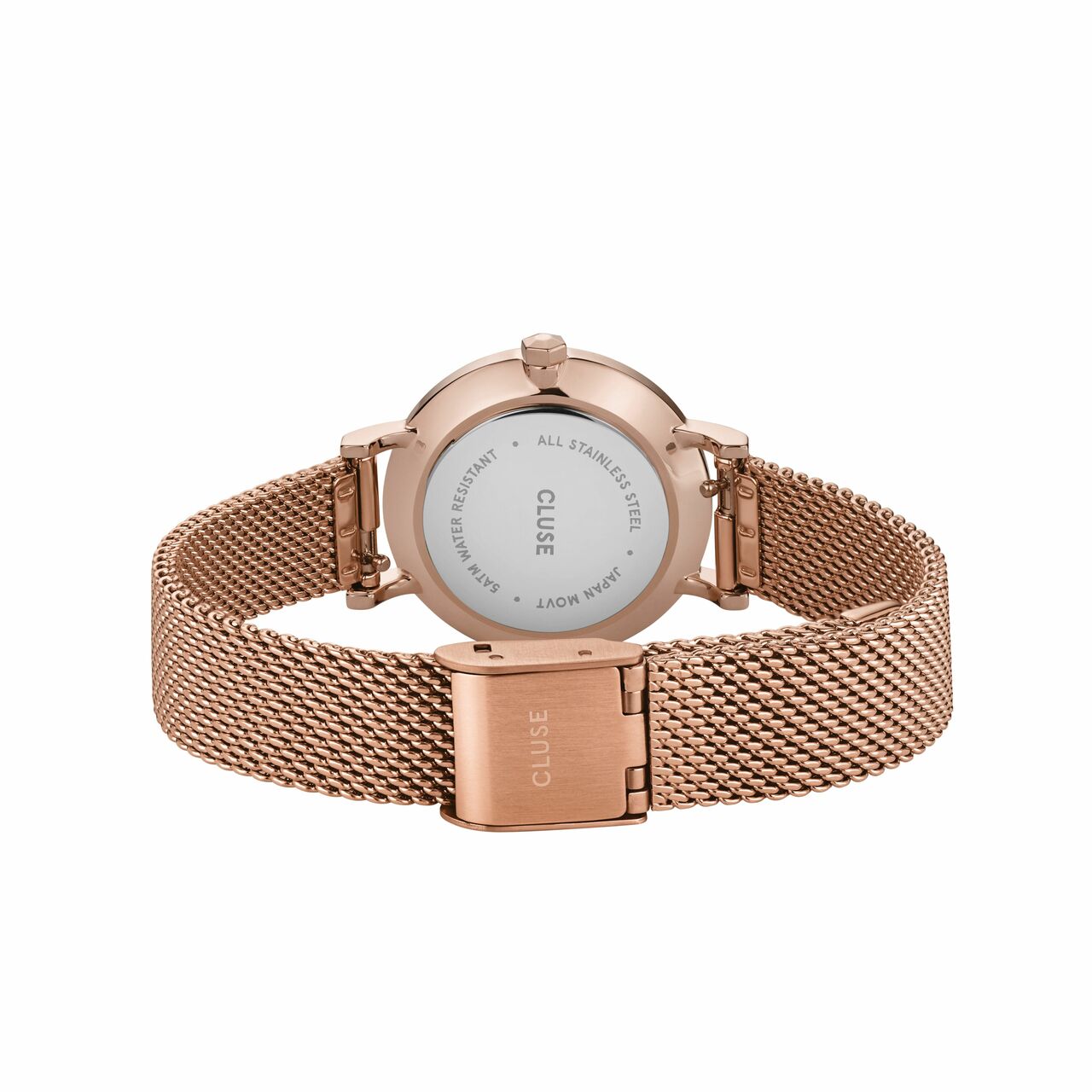 CLUSE Boho Chic Petite Mesh Rose Gold Watch CW0101211003