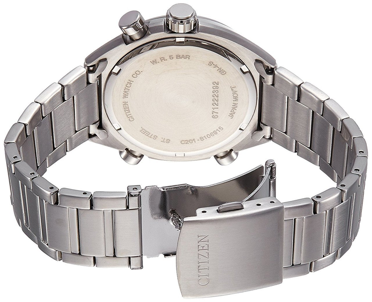 Citizen Analog Digital Black Dial Jm5460-51E Mens Watch