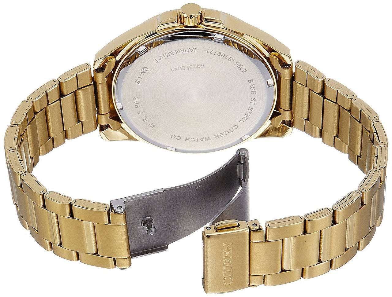 Citizen Analog Gold Dial Mens Watch