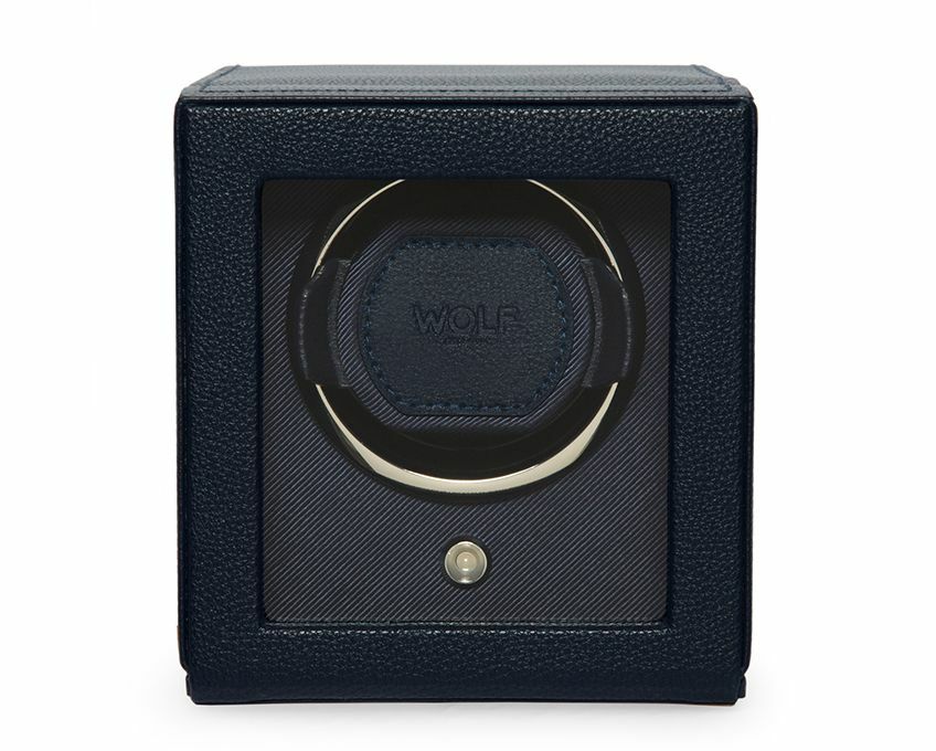 Wolf Cub Precision Watch Winder with Protective Cover
