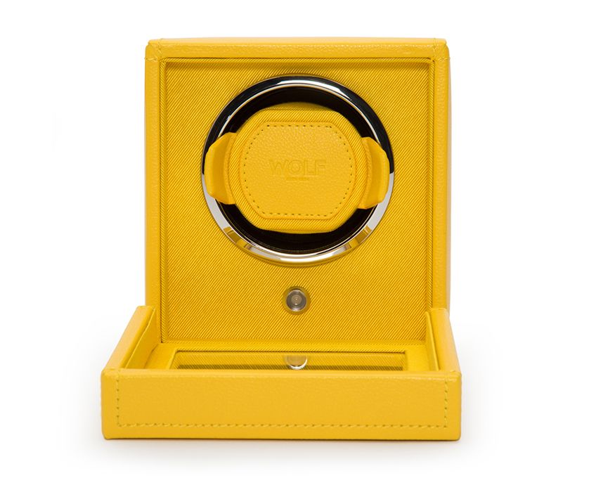 Wolf Cub Precision Watch Winder with Protective Cover