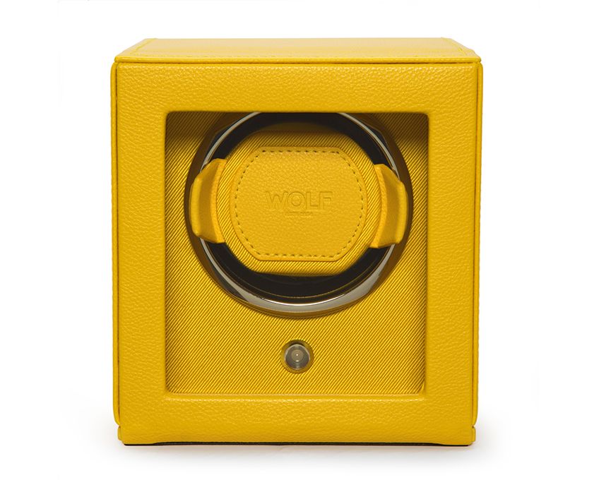 Wolf Cub Precision Watch Winder with Protective Cover