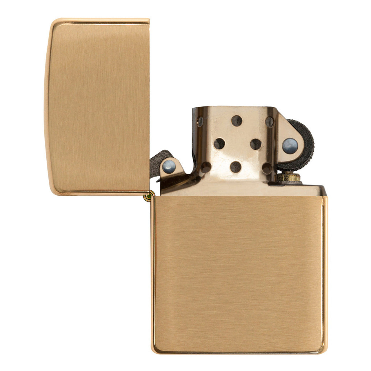Zippo Brush Finish Brass Lighter 204B