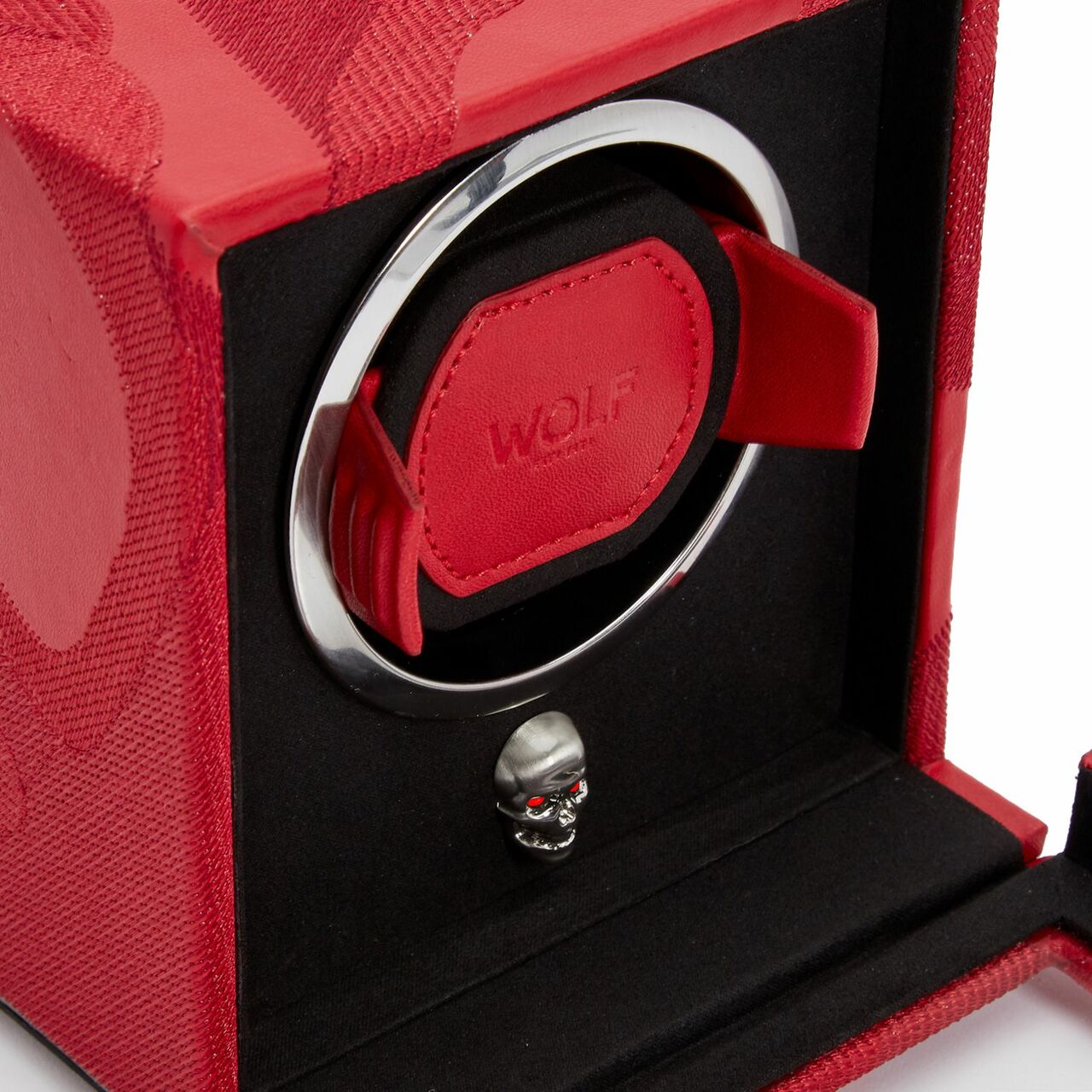 Wolf Memento Mori Cub Watch Winder Red 493172