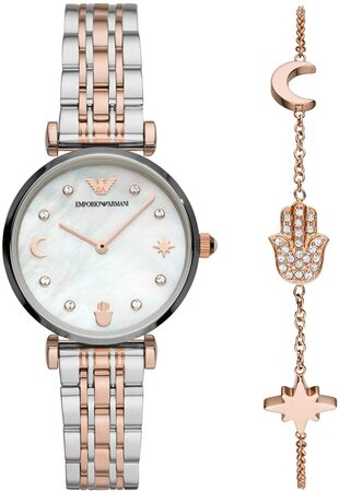 Emporio Armani Women's Sophisticated Silver Watch AR80037