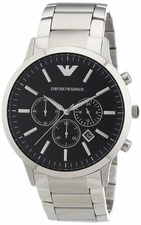 Emporio Armani Silver Men's Chronograph Sportivo Watch Model AR2447