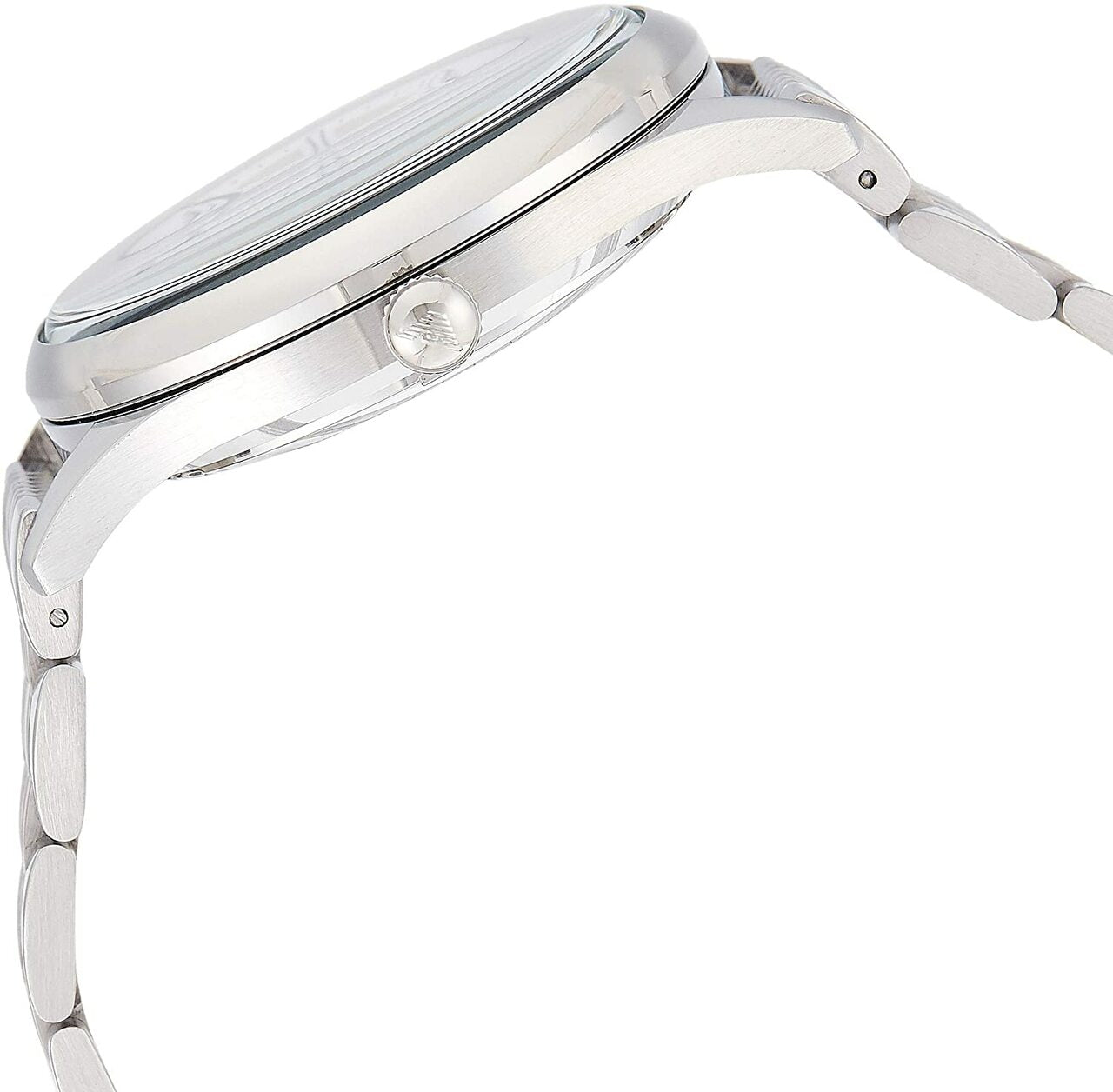 Emporio Armani Mens Stainless Steel Silver Dial Watch AR1945