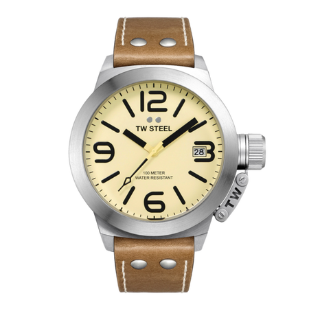 TW Steel Analog Display Quartz Brown Mens Watch