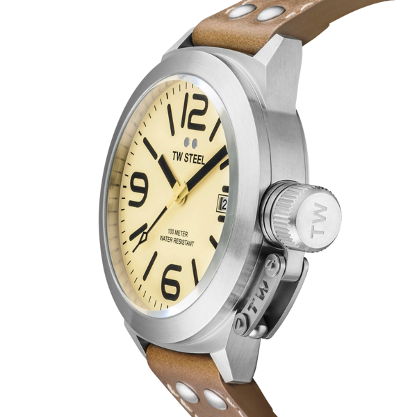 TW Steel Analog Display Quartz Brown Mens Watch