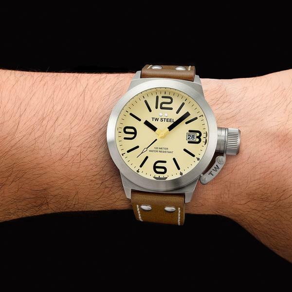 TW Steel Analog Display Quartz Brown Mens Watch