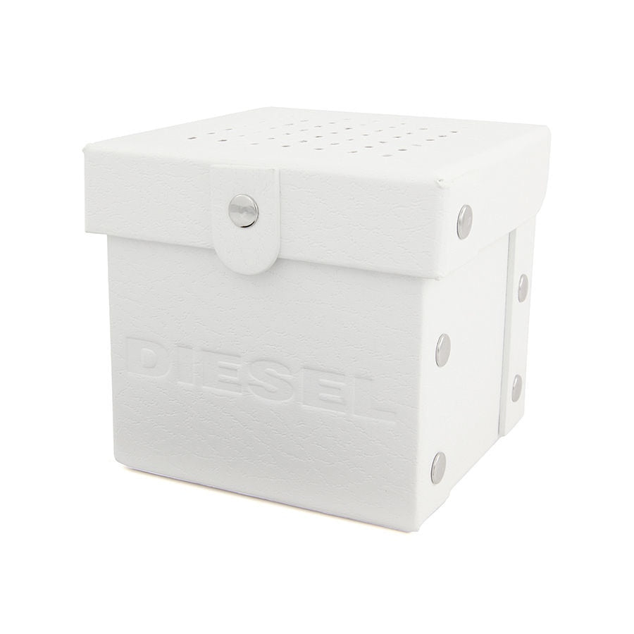 Diesel Overflow Chronograph Black Dial Black Ion-Plated Mens Watch