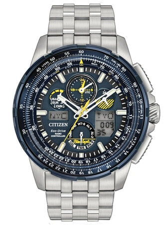Citizen Skyhawk Blue Angels A-T Chronograph Perpetual Mens Watch