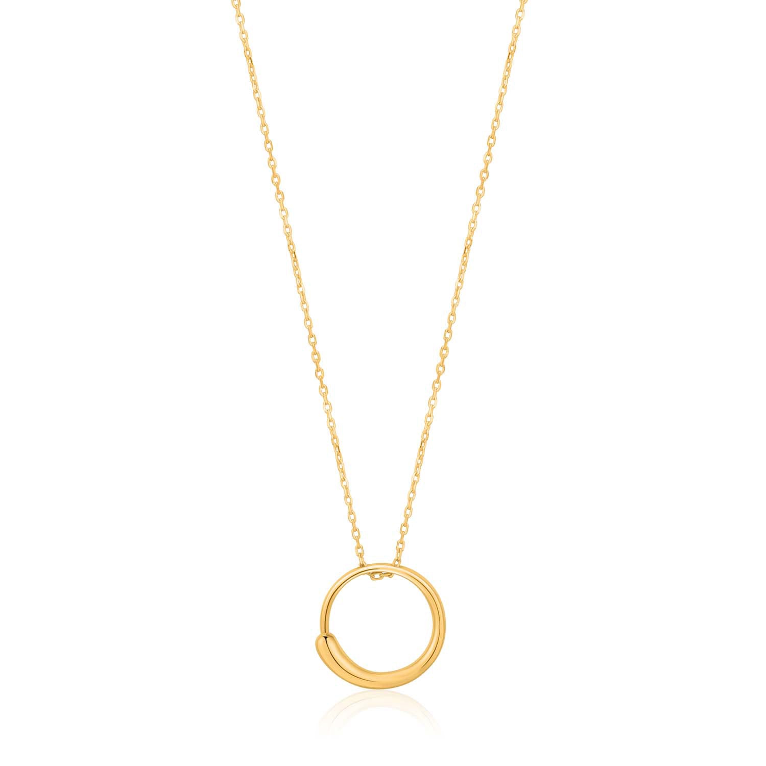 Ania Haie Luxe Circle Necklace - Gold