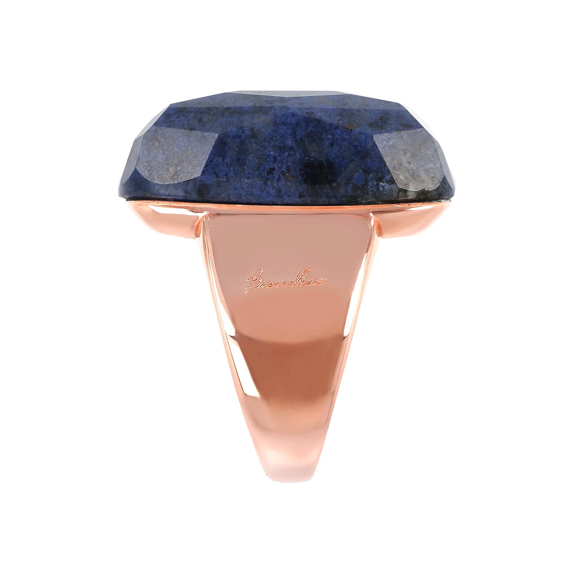 Bronzallure Scrabble Ring with Natural Stone