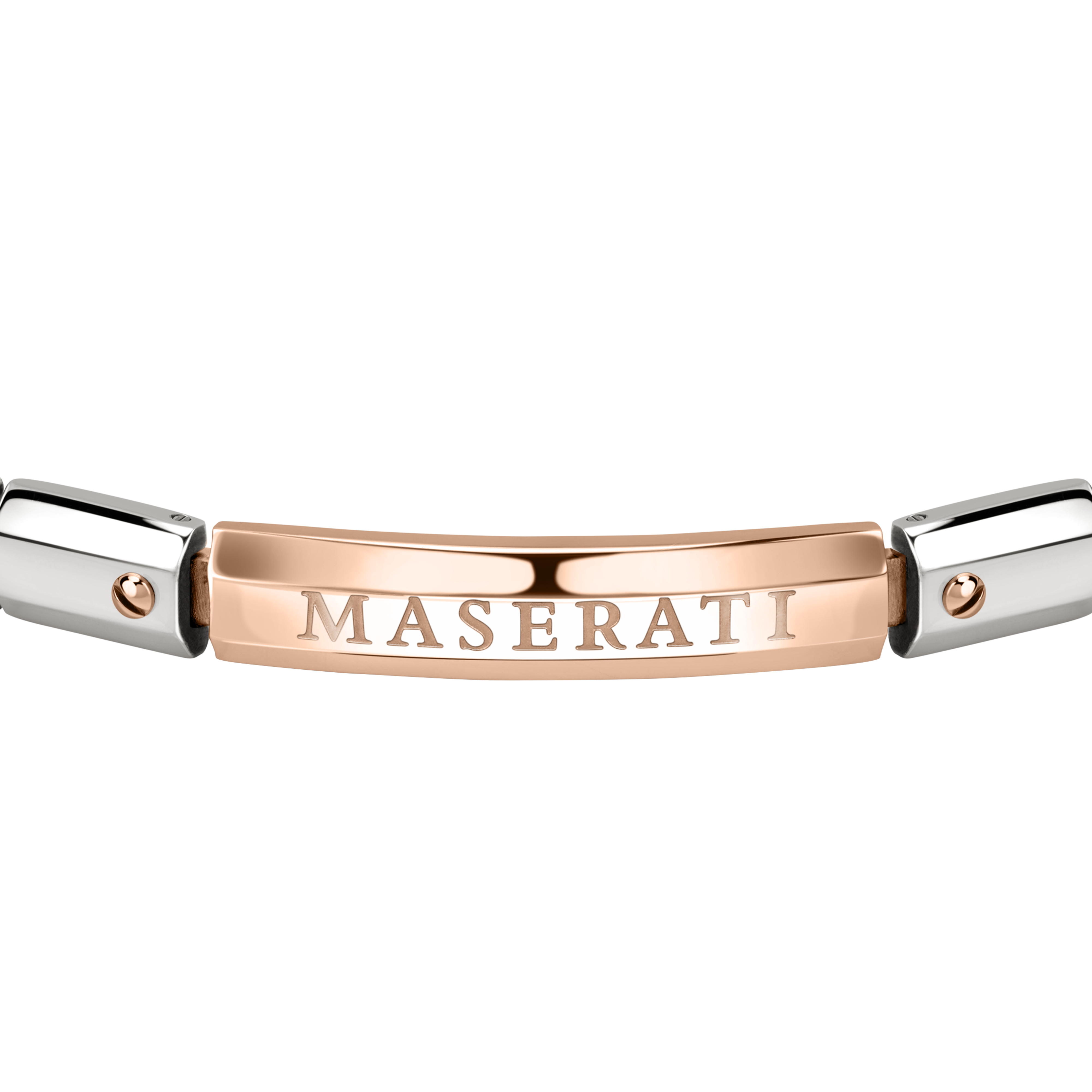 Maserati Jewels Men's Rose Gold Screw Bracelet