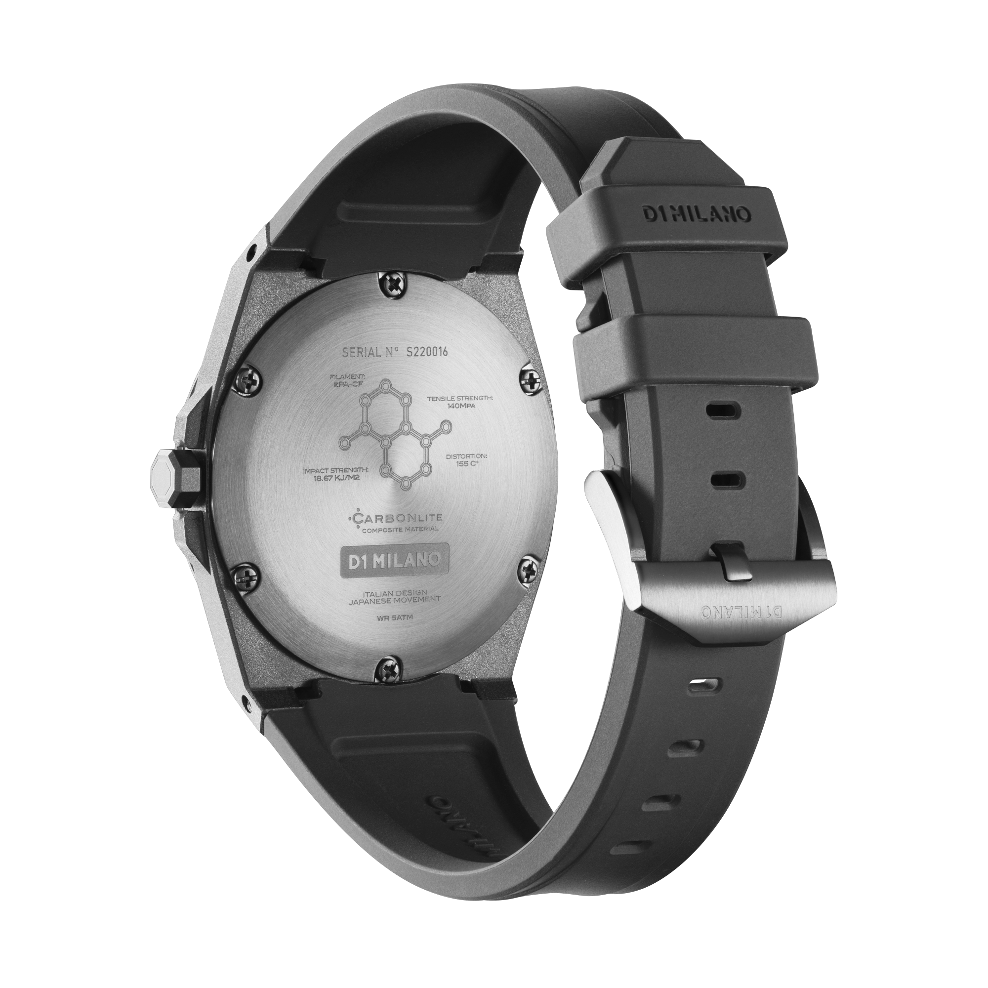 D1 Milano Carbonlite Blue 40.5mm Watch CLRJ04